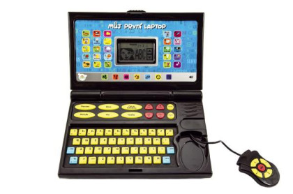 Můj první laptop/notebook černomodrý