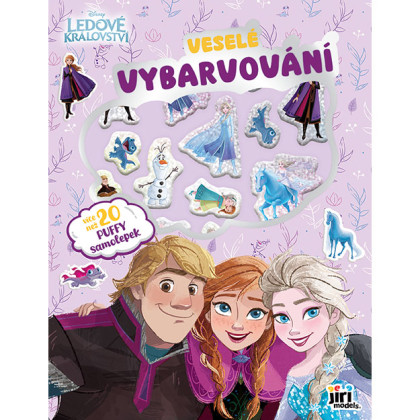 Veselé vybarvování se super samolepkami Ledové království