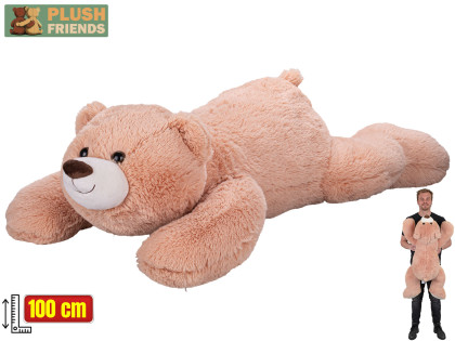 Plyšový medvěd ležící, 100 cm Plush Friends 0m+
