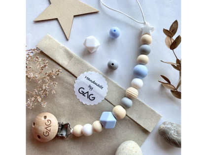 Klip na dudlík bez jména Drždudlík