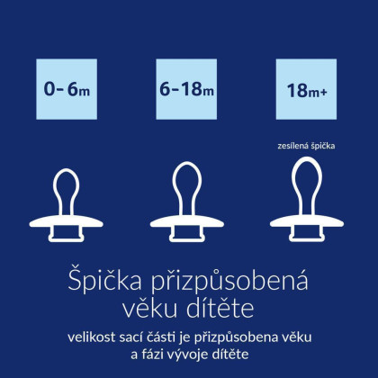 Dudlík silikonový dynamický Prime Tutti Frutti 0 - 6 m 2 ks Lovi
