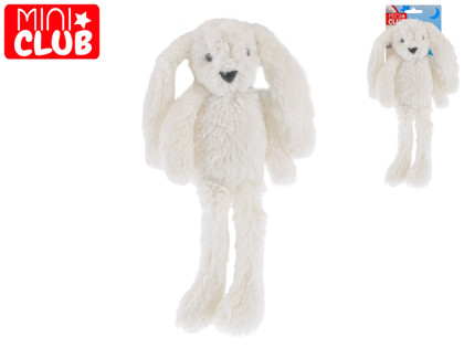 Zajíček plyšový 37 cm dlouhé nohy 0 m+ Mini Club