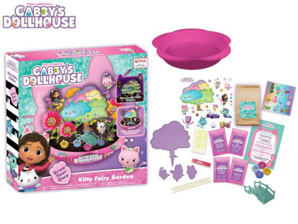 Gábinin kouzelný domek: Pěstování vlastní zahrádky 4 druhy sazenic, hlína a dekorace