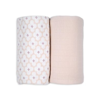 Swaddler Solid Matcha 2 balení 110 x 110 cm Lodger