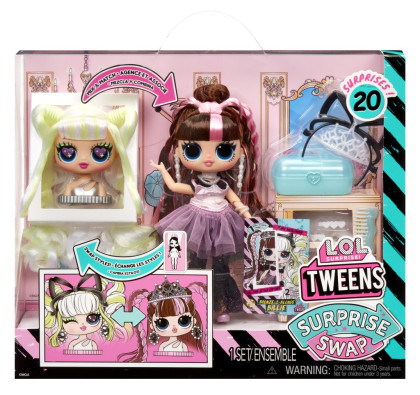 L.O.L. Surprise! Swap Tweens panenka a mini Tweens česací hlava Billie