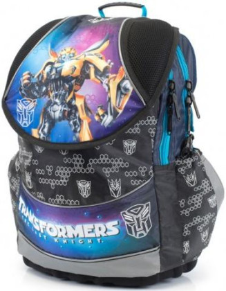 Anatomický batoh PLUS Transformers černo-modrý NEW 2017