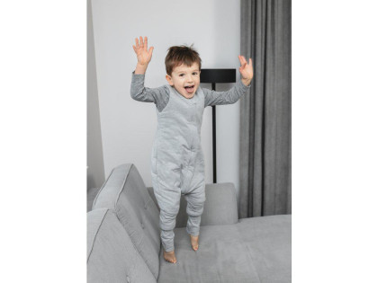 Celoroční spací pytel s nohavicemi Sleepee Melange Grey M