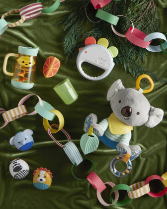 Hračka aktivní na C kroužku Bandana Buddies Koala Skip Hop