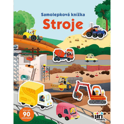 Samolepková knížka Stroje