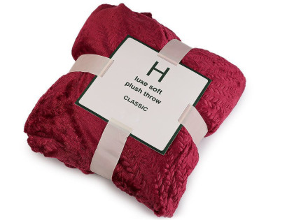 Deka mikroplyš lístky 150x200 cm 