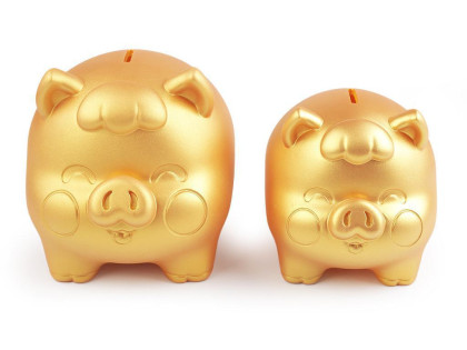 Zlaté prasátko pro štěstí/pokladnička