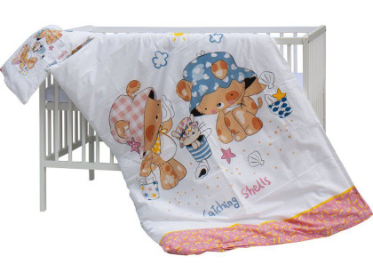 Dětská postýlka s kompletní výbavou 120 x 60 cm, Palpy Scarlett