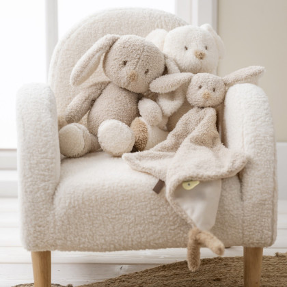 Hračka plyšová Teddy zajíček 34 cm Nattou
