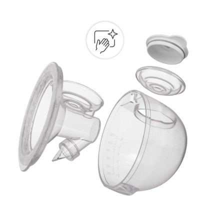 Odsávačka mateřského mléka Double Hands-free Gentle Flow Kinderkraft