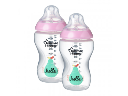 Kojenecká láhev C2N 2ks 340 ml 3m+