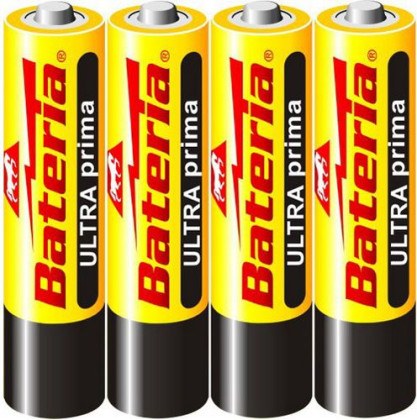 Baterie Ultra Prima R03/AAA 1,5V zinkochloridové 4ks