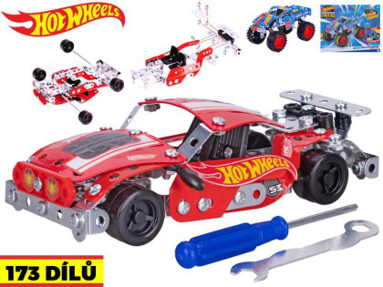 Hot Wheels auto kovové šroubovací 16,5 cm