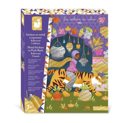 Kreativní sada Obrázky s metalickým papírem Bolywood Janod