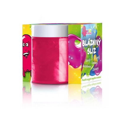 Bláznivý sliz – růžový s perletí