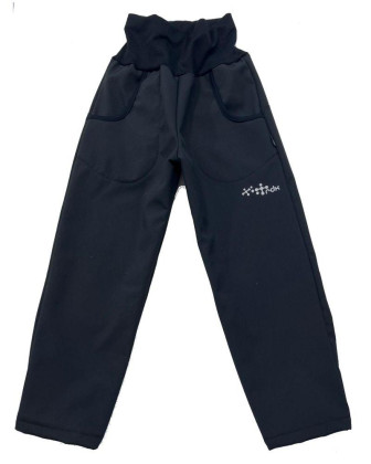 Černé softshell kalhoty s reflexním prvkem RDX