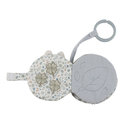 Závěsná textilní knížka králíček Little Dutch Miffy Lucky Leaves