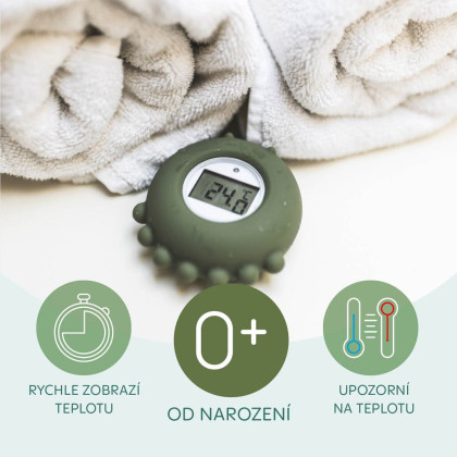 Silikonový digitální teploměr 2v1 Zopa