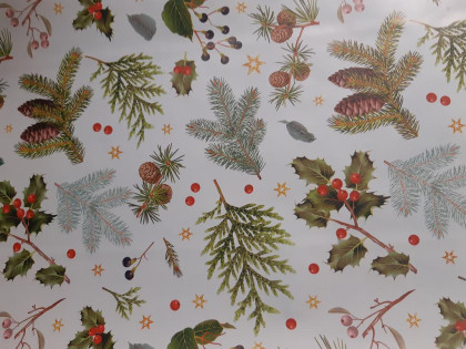 Balící papír dárkový vánoční 2 m, Příroda
