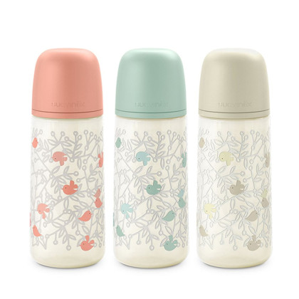 Kojenecká láhev 360 ml fyziologická L Birdies Suavinex