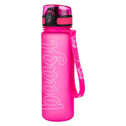 Tritanová láhev na pití Logo - růžová 500 ml Baagl
