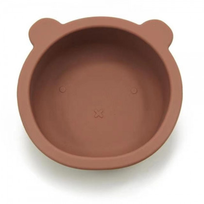 Silikonová miska s přísavkou Medvídek 12 cm