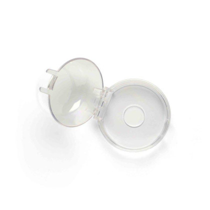 Krytky knoflíků sporáku 2 ks Transparent