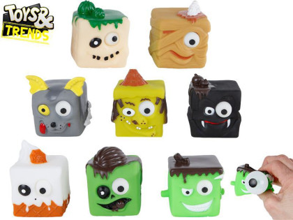 Toys&Trends Brainboooom příšerky/kostky 6x6 cm strečové kulící oči