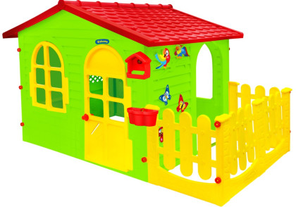 Zahradní domeček velký s plotem