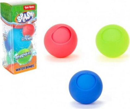 Vodní bomby 3 ks se samotěsnícím úzávěrem silikon 