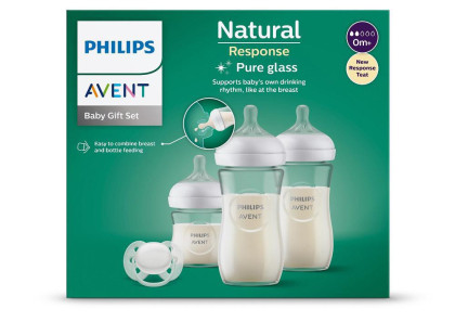 Novorozenecká startovní sada Natural Response skleněná SCD878/11 Philips Avent