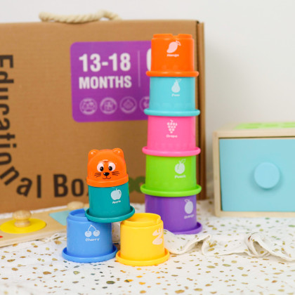 Edukační box Midi 13–18 měsíců 6 ks