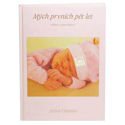 Kniha Mých Prvních Pět Let Růžová holka