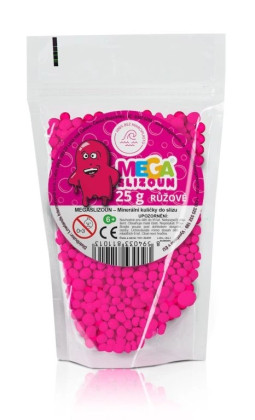 Kuličky do slizu růžové 25g