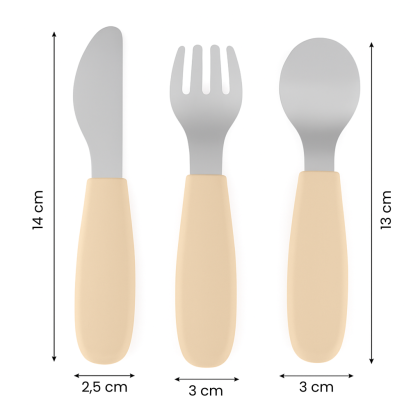 Sada příborů s nerezové oceli Take&Match 12 m+ Petite & Mars