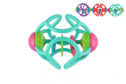 Chrastítko/Kousátko míček 12 cm