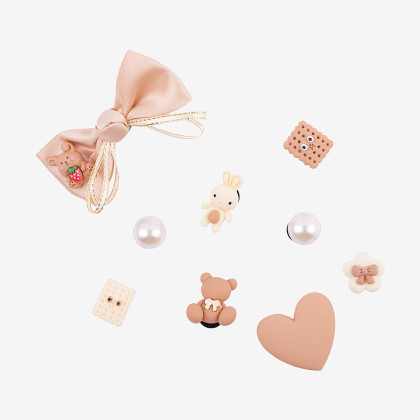 Amulety - ozdoby na boty Amuletz Delikatesy mix Coqui