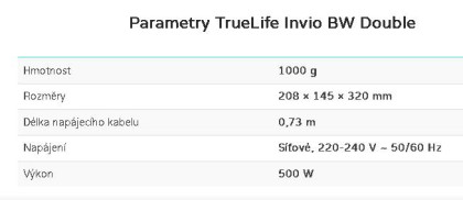 Ohřívač mléka a příkrmů Invio BW Double Truelife
