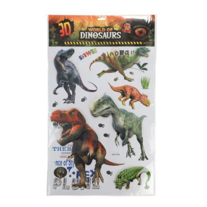 Samolepky na zeď dinosaurus XXL 3D