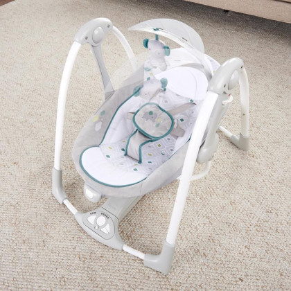 Houpačka konvertibilní vibrující s melodií Nash 2 v 1, 0 m+ do 9 kg Ingenuity
