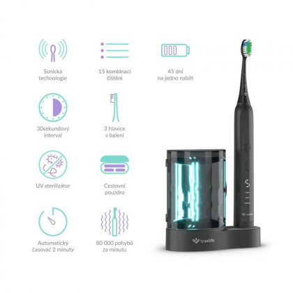 Sonický zubní kartáček TrueLife SonicBrush K150 UV