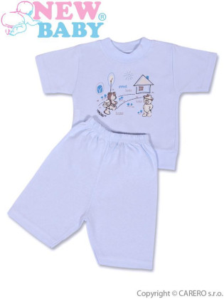 Dětské letní pyžamo New Baby modré vel. 128
