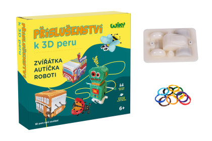 Jezdící auta pro 3D pero Wiky