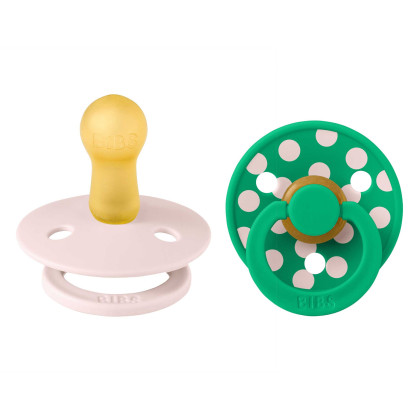 Dudlík z prírodního kaučuku Colour Polka 0 - 6 měsíců Bibs