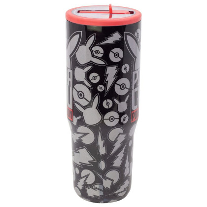 Termohrnek s brčkem a uchem 920 ml Pokémon
