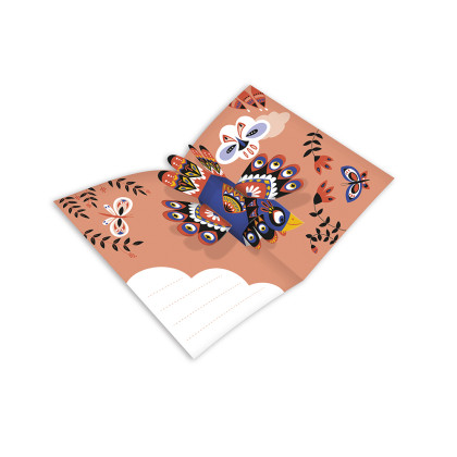 Sada Mini Origami Pohlednic se zvířátky Janod